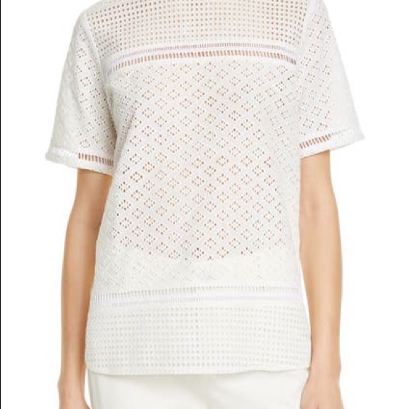 Club Monaco Colinee Eyelet Top - Size M - Nwt